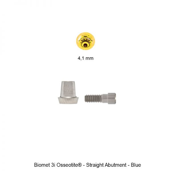 Nt-trading Biomet 3i Osseotite® - Straight Abutment - Yellow-0