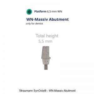 Nt-trading Straumann SynOcta® - WN-Massiv Abutment - Total height 5,5 mm-0