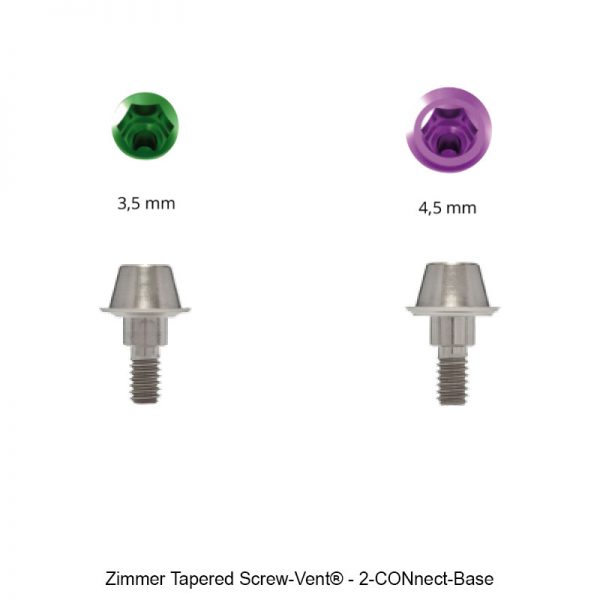Nt-trading Zimmer Tapered Screw-Vent® - 2-CONnect-Base-0