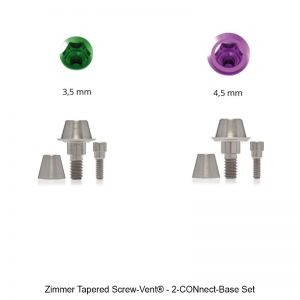 Nt-trading Zimmer Tapered Screw-Vent® - 2-CONnect-Base Set-0