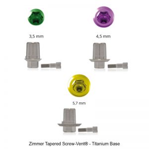 Nt-trading Zimmer Tapered Screw-Vent® - Titanium Base-0