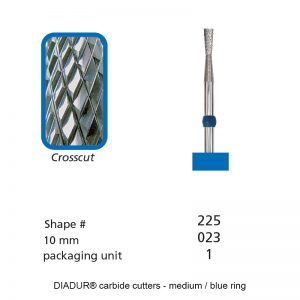 DIADUR® carbide cutters - Blue ring - Shape 225-0