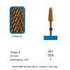 DIADUR® carbide cutters - Blue ring golden-quattro - Shape 201 - 050mm-0