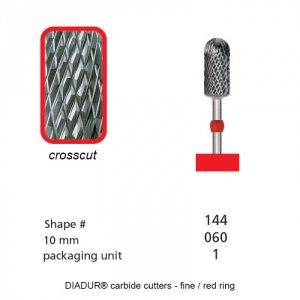 DIADUR® carbide cutters - Red ring micro - Shape 144 - 060mm-0