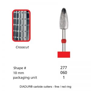 DIADUR® carbide cutters - Red ring Nuevo - Shape 277 - 060mm-0