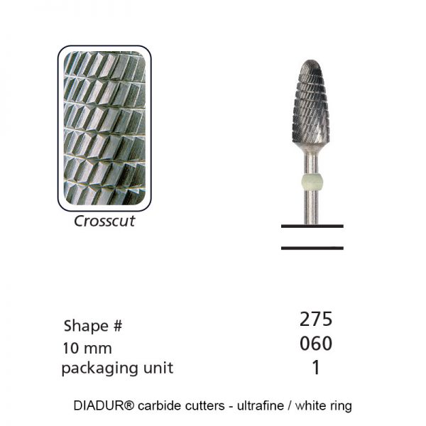 DIADUR® carbide cutters - White ring star - Shape 275 - 060mm-0