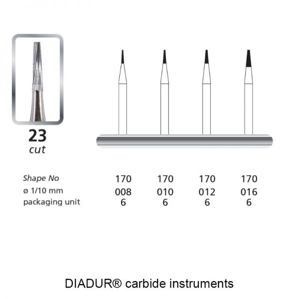 DIADUR® carbide instruments - 23 - Shape 170-0