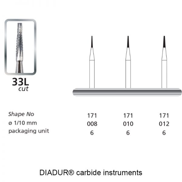 DIADUR® carbide instruments - 33L - Shape 171-0