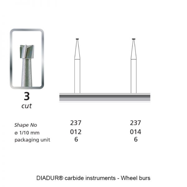 DIADUR® carbide instruments - 3 - Shape 237-0