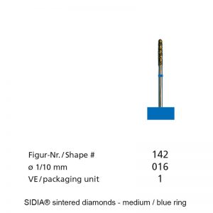 SIDIA® sintered diamonds - FG Macro - Shape 142-0