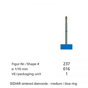 SIDIA® sintered diamonds - FG Macro - Shape 237-0