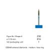 SIDIA® sintered diamonds - FG Macro - Shape 250-0
