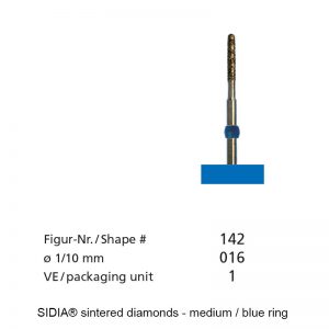 SIDIA® sintered diamonds - HP Macro - Shape 142-0