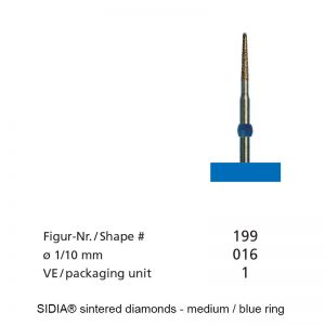 SIDIA® sintered diamonds - HP Macro - Shape 199-0