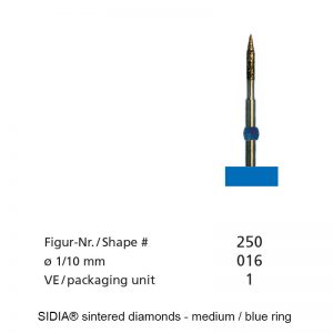 SIDIA® sintered diamonds - HP Macro - Shape 250-0