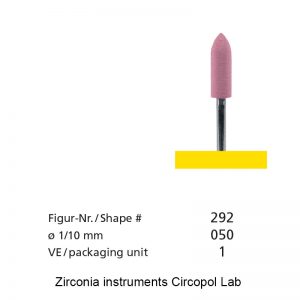 Zirconia instruments Circopol Lab - shape 292 - 050mm-0