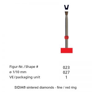 SIDIA® sintered diamonds - Micro - Shape 023-0