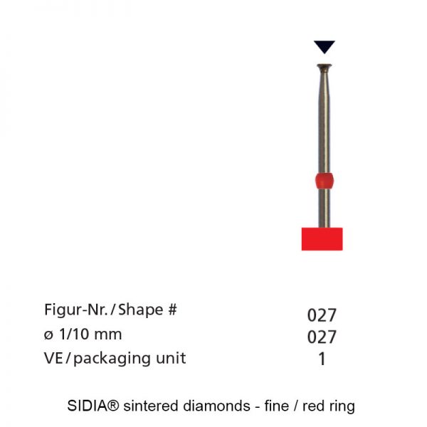 SIDIA® sintered diamonds - Micro - Shape 027-0