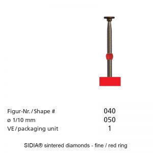 SIDIA® sintered diamonds - Micro - Shape 040-0