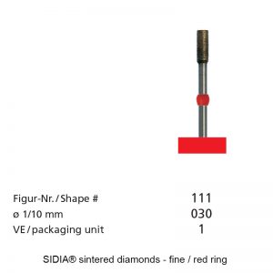 SIDIA® sintered diamonds - Micro - Shape 111-0