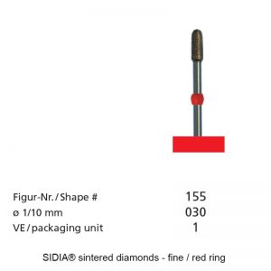 SIDIA® sintered diamonds - Micro - Shape 155-0