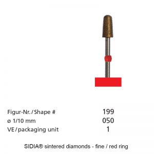 SIDIA® sintered diamonds - Micro - Shape 199-0