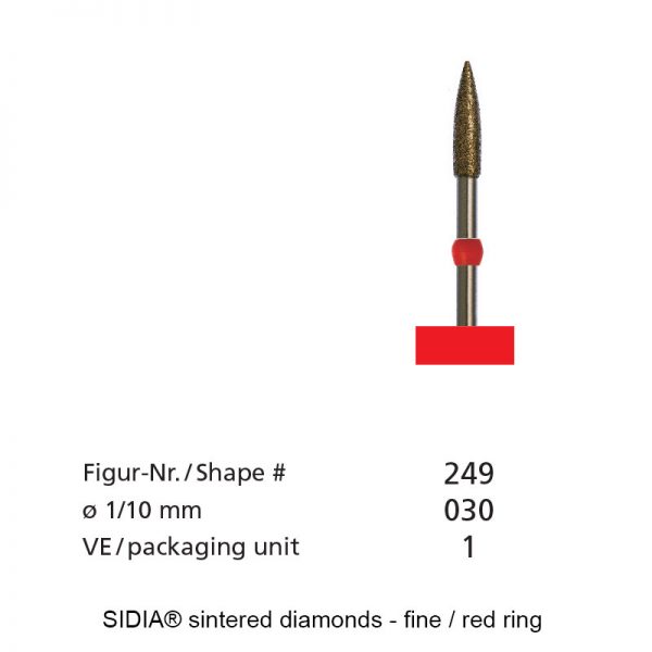SIDIA® sintered diamonds - Micro - Shape 249-0