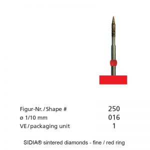 SIDIA® sintered diamonds - HP Micro - Shape 250-0