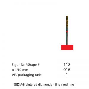 SIDIA® sintered diamonds - FG Micro - Shape 112-0
