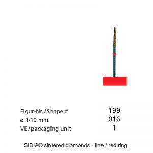 SIDIA® sintered diamonds - FG Micro - Shape 199-0