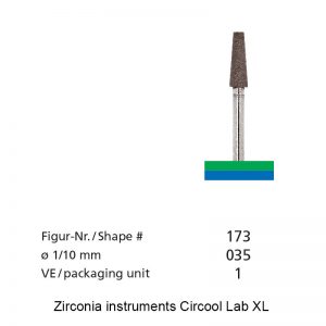 Zirconia instruments Circool Lab XL - Shape 173 - 035mm-0