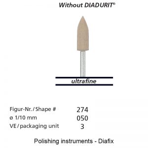 Polishing instruments - Diafix - Shape 274-0