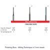 Finishing Burs - Milling Technique in 3 mm shank -0