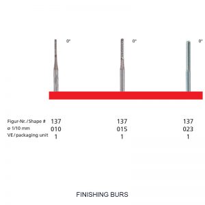 Milling technique - Finishing Burs -0