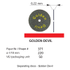 Separating discs - Golden - Devil-0