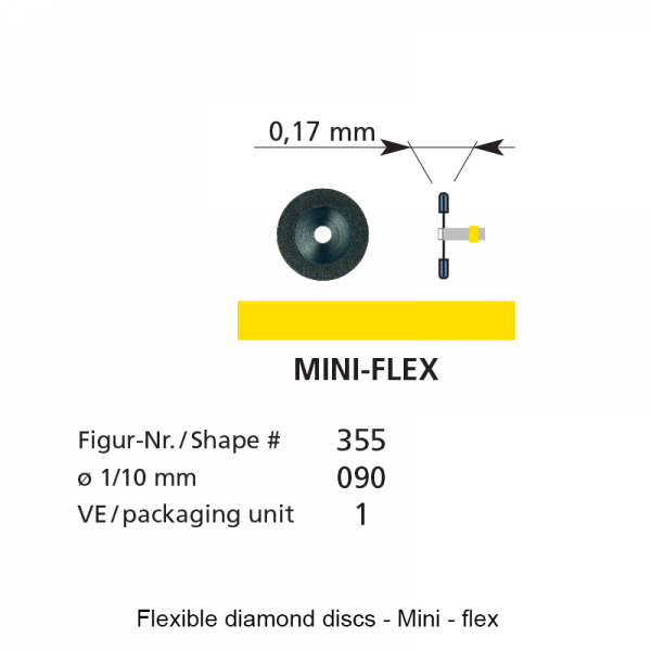 Flexible diamond discs - Mini - flex-0