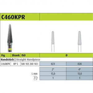 Jota C460KFR - HP S (Milling burs)-0
