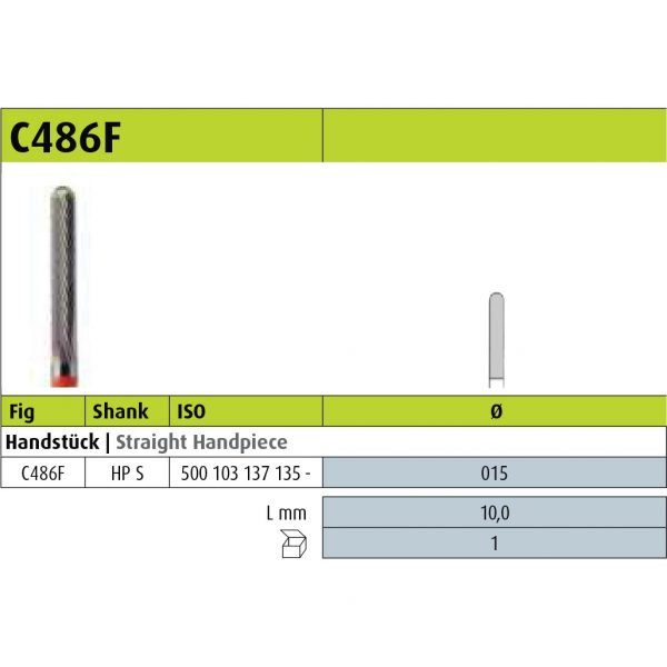 Jota C486F - 015 - HP S (Milling burs) -0